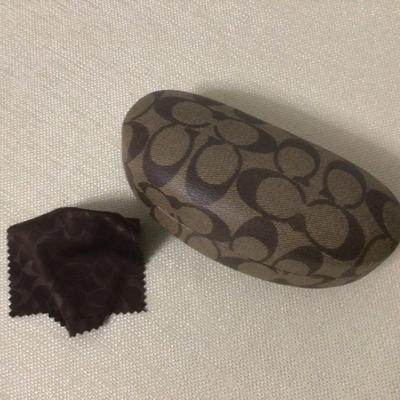 💐Coach Optic C Eyeglass Case w/Lens Cloth - Picture 2 of 2